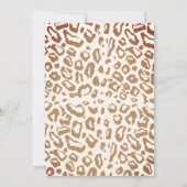 Simple Boho Arch Holy Cow Western Babydusche Dankeskarte (Rückseite)