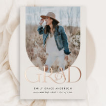 Simple Boho Arch Trendy Drei Foto Abschluss