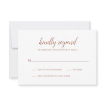 Simple Boho Burnt Orange Rust Terracotta Wedding