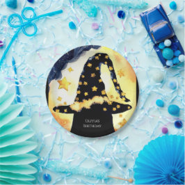 Simple Boho Fun Wizard Geburtstag Pappteller