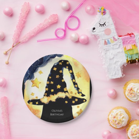 Simple Boho Fun Wizard Geburtstag Pappteller (Party)