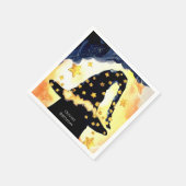 Simple Boho Fun Wizard Geburtstag Serviette (Ecke)