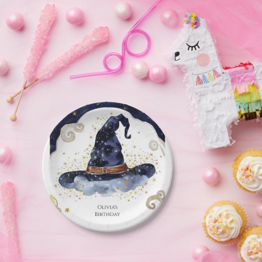 Simple Boho Magic Wizard Geburtstag Pappteller (Party)