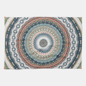 Simple Boho Mandala Design Geschirrtuch (Horizontal)