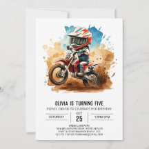 Simple Boho Motorrad Geburtstag