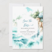 Simple Boho Nautical Wedding Save The Date (Vorderseite)