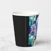 Simple Boho Octopus Birthday Pappbecher (Rechts)