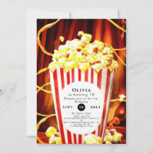 Simple Boho Popcorn Birthday