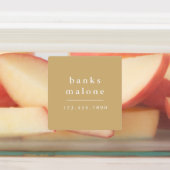 Simple Boho Rainbow Kids Waterproof Name Etiketten (Befestigt)