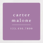 Simple Boho Rainbow Kids Waterproof Name Etiketten (Design 2)