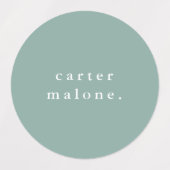 Simple Boho Rainbow Wassersicherer Name Etiketten (Design 2)