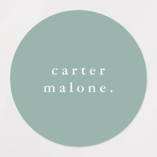 Simple Boho Rainbow Wassersicherer Name Etiketten (Design 2)