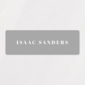 Simple Boho Rainbow Wassersicherer Name Etiketten (Design 1)