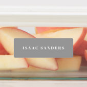 Simple Boho Rainbow Wassersicherer Name Etiketten (Befestigt)