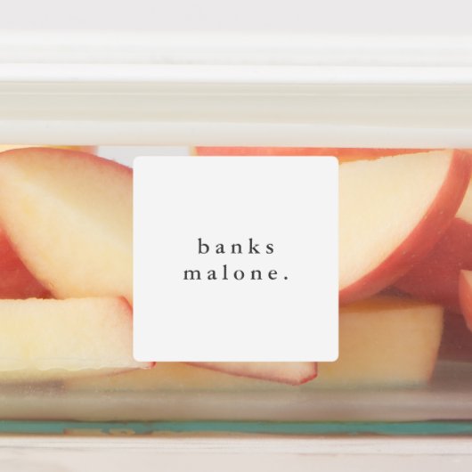 Simple Boho Rainbow Wassersicherer Name Etiketten (Befestigt)