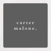 Simple Boho Rainbow Wassersicherer Name Etiketten (Design 2)