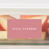 Simple Boho Rainbow Wassersicherer Name Etiketten (Befestigt)