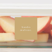 Simple Boho Rainbow Wassersicherer Name Etiketten (Befestigt)