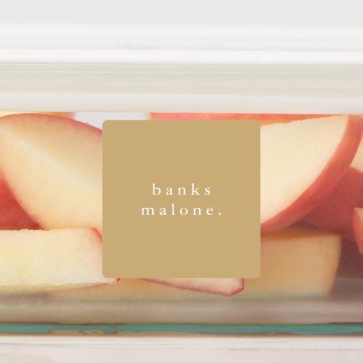 Simple Boho Rainbow Wassersicherer Name Etiketten (Befestigt)