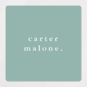 Simple Boho Rainbow Wassersicherer Name Etiketten (Design 2)