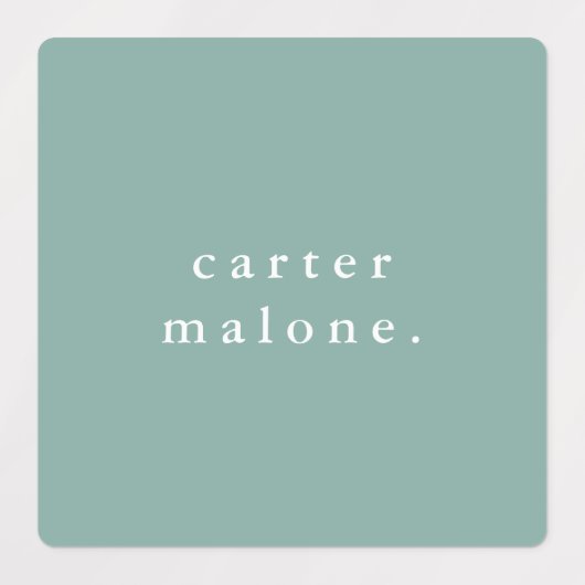 Simple Boho Rainbow Wassersicherer Name Etiketten (Design 2)