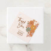 Simple Boho Retro Floral Brautparty Individuelle N Geschenkanhänger (Beispiel)