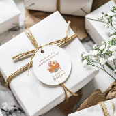 Simple Boho Retro Floral Brautparty Individuelle N Geschenkanhänger