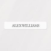 Simple Boho Schreibwriter | Wasserdichte Namenssch Etiketten (Design 1)