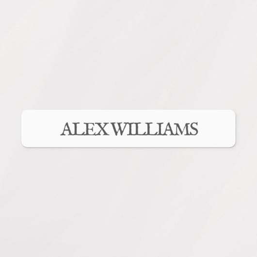 Simple Boho Schreibwriter | Wasserdichte Namenssch Etiketten (Design 1)