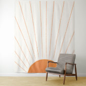 Simple Boho Sun Sunrise Wandteppich (Beispiel)