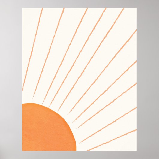 Simple Boho Sunshine Poster (Vorne)