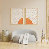 Simple Boho Sunshine Poster