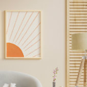 Simple Boho Sunshine Poster