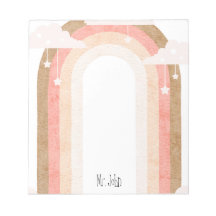 Simple Boho Teacher Notepad