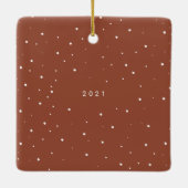 Simple Boho Terracotta | Leichtes und Verheiratete Keramikornament (Rückseite)