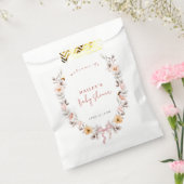 Simple Boho Wildblume Wreath Welcome Baby Dusche Geschenktütchen (Versiegelt)