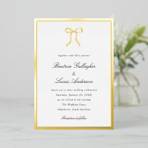 Simple Bow Classic Wedding