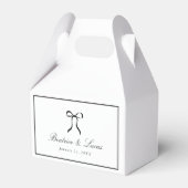 Simple Bow Classic Wedding Geschenkschachtel (Vorderseite)