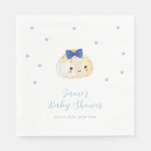 Simple Boy Little Dumpling Baby Dusche Serviette (Vorderseite)