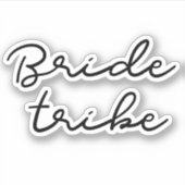 Simple Bride Tribe Aufkleber (Vorderseite)