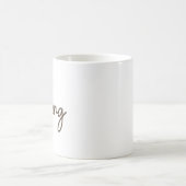 Simple Brown "Morning" Kaffeetasse (Mittel)