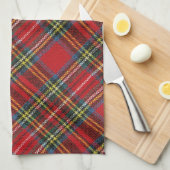 Simple Buffalo Kariert Red Tartan Scottish Pattern Geschirrtuch (Viertel Falte)