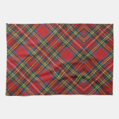 Simple Buffalo Kariert Red Tartan Scottish Pattern Geschirrtuch (Horizontal)