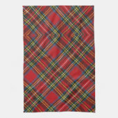 Simple Buffalo Kariert Red Tartan Scottish Pattern Geschirrtuch (Vertikal)