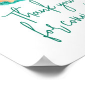 Simple Bunny Danke, dass du gekommen bist Poster (Ecke)