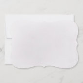 Simple Burgundy lila funkelnder Glitzer vielen Dan Einladung (Rückseite)