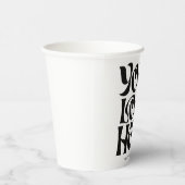 Simple Business Logo and Text Cool Pappbecher (Rechts)