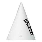 Simple Business Logo and Text Funny Partyhütchen (Links)