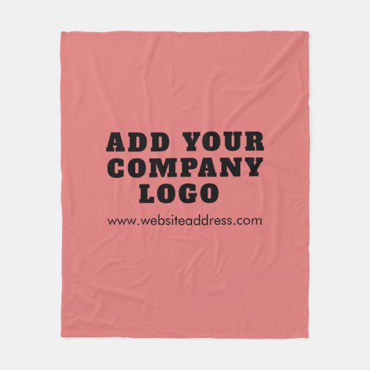 Simple Business Logo Hotel and Guest House Fleecedecke (Vorderseite)