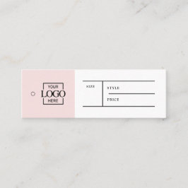 Simple Business Logo Label Clothing Price Hang Tag